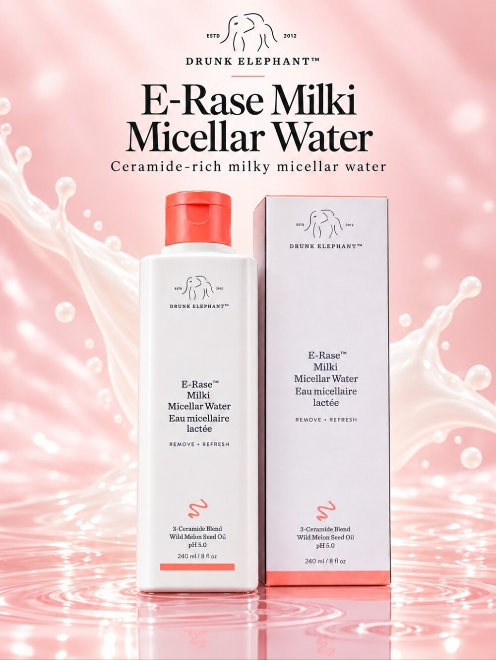 Drunk Elephant E-Rase Milki Micellar Water